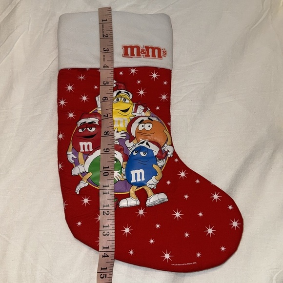 Y2K M&M Kurt S Adler Christmas Stocking Official Merchandise Red - Picture 7 of 7